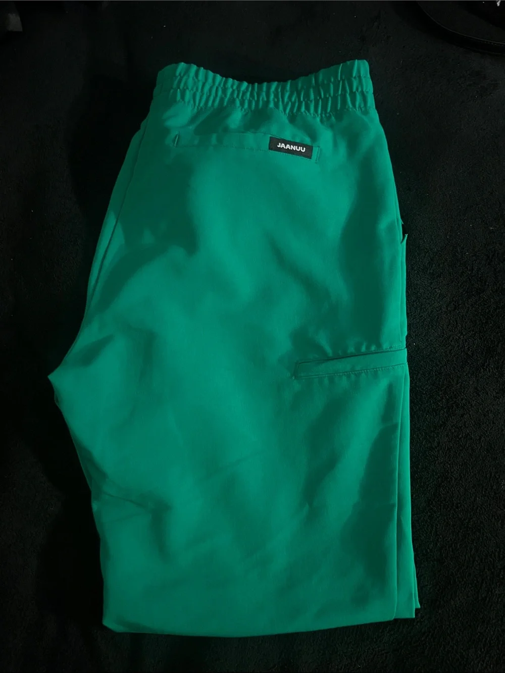Jaanuu Emerald Green Scrub Pants - Picture 1 of 3